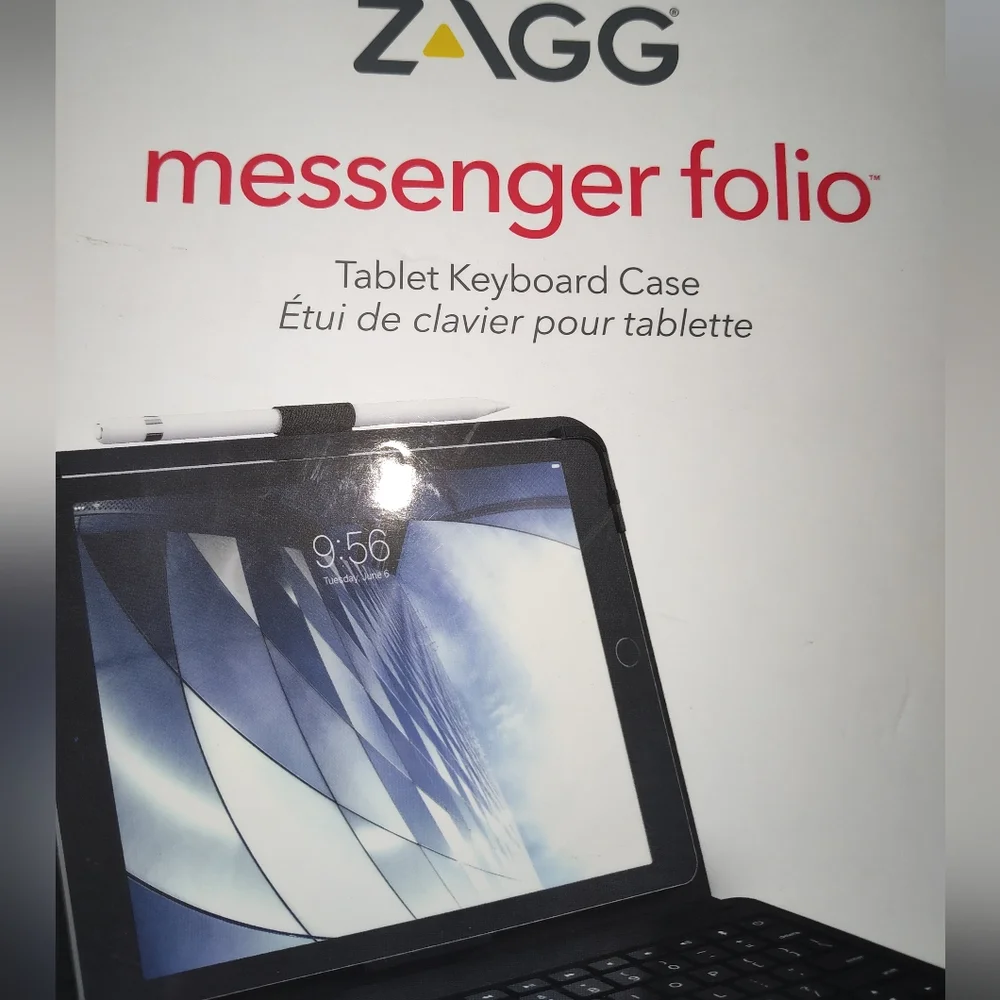 ZAGG Messenger Folio Bluetooth Keyboard Case for 9.7